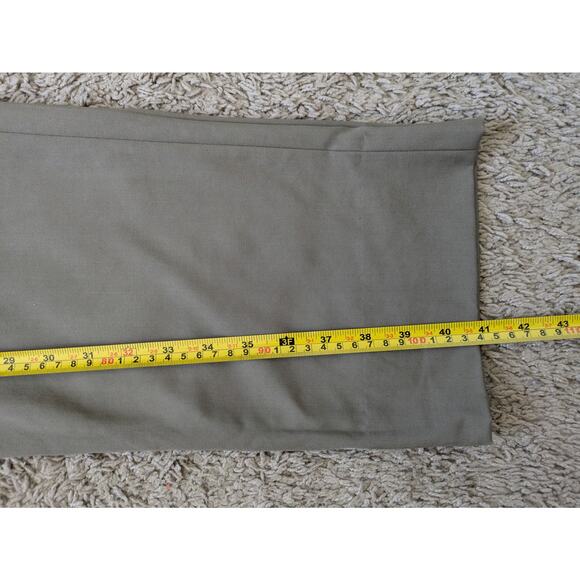 Brooks Brothers Trousers Mens Sz 35/32 Tan Wool Flat Front Madison Career Work - Picture 12 of 16